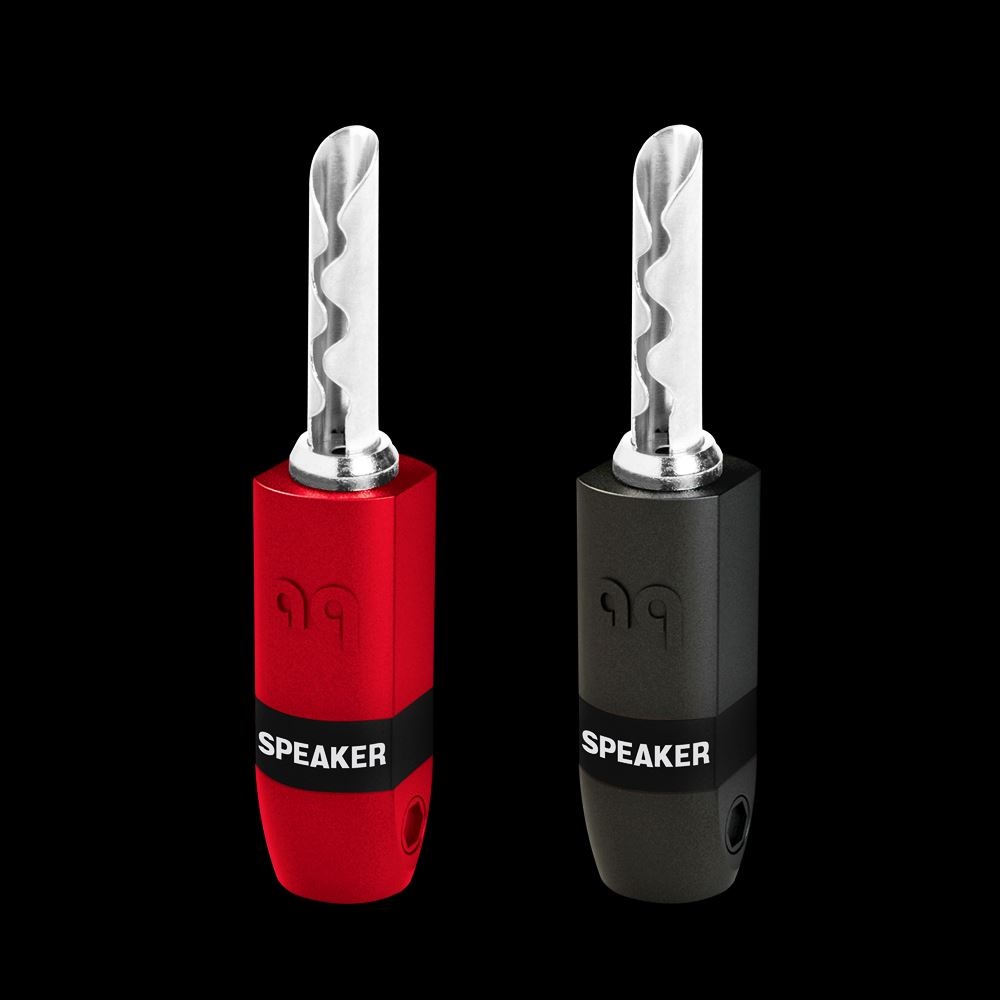 Audioquest SureGrip 300 Silver Banana Plug (each) Ash Forest HiFi